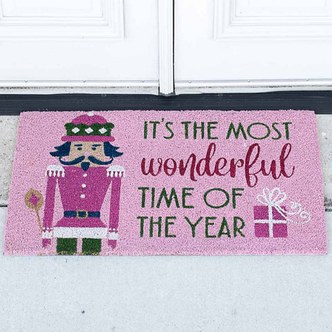 Most Wonderful Time of the Year Coir Doormat