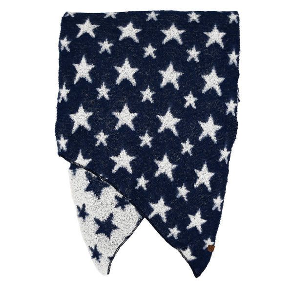 Navy American Stars C.C Scarf