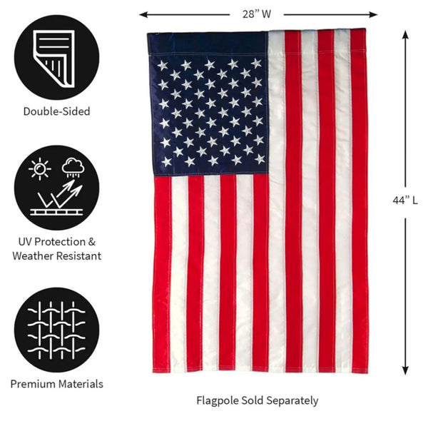 America Stars Stripes USA patriotic house flag