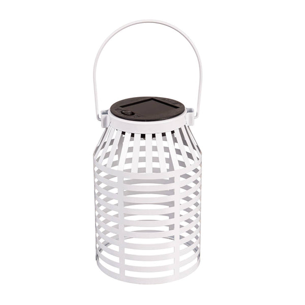 6" H Solar Lantern Caged Design