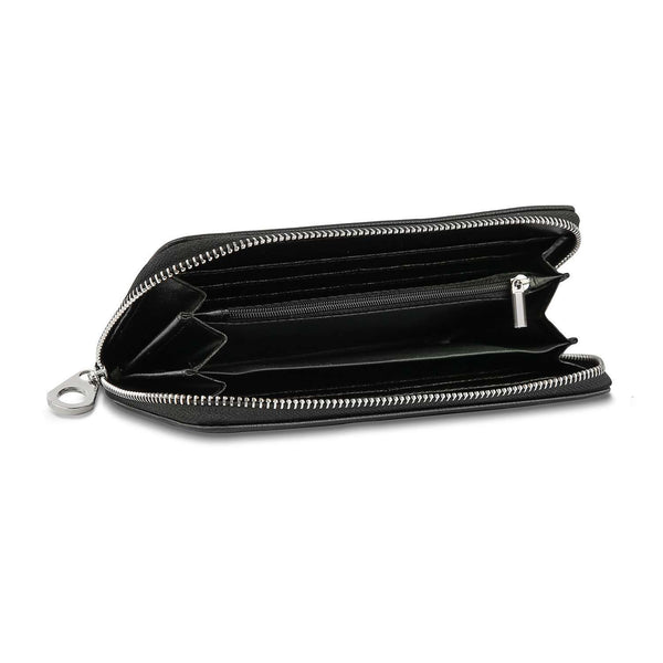 Black Rhinestone Design Wallet