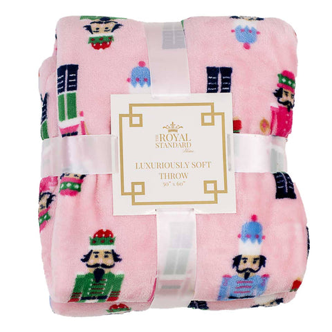 Nutcracker March Throw Blanket Cover