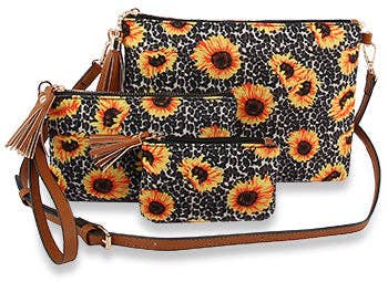 Sunflower Petite 3 Piece Shoulder Bag Set