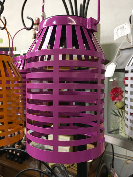 6" H Solar Lantern Caged Design