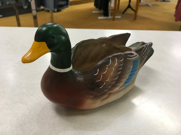 Vintage Mallard Drake Duck planter Napco