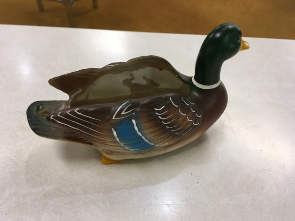 Vintage Mallard Drake Duck planter Napco