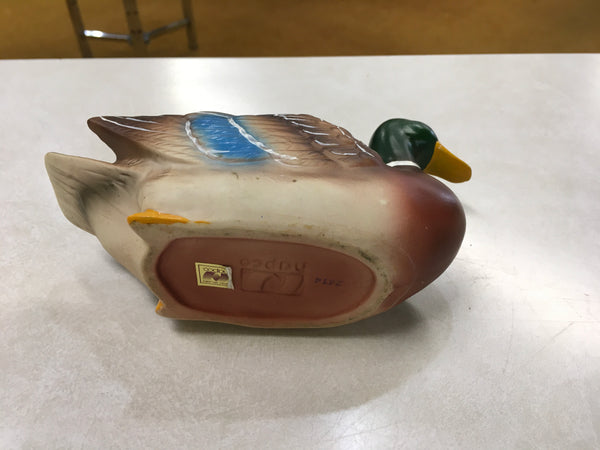 Vintage Mallard Drake Duck planter Napco