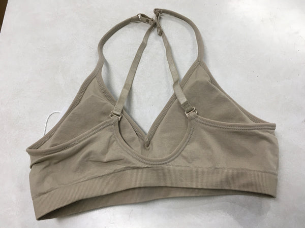 Light Taupe Basic Seamless Bralette