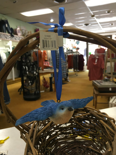 Bluebird ornament by Russ Berrie