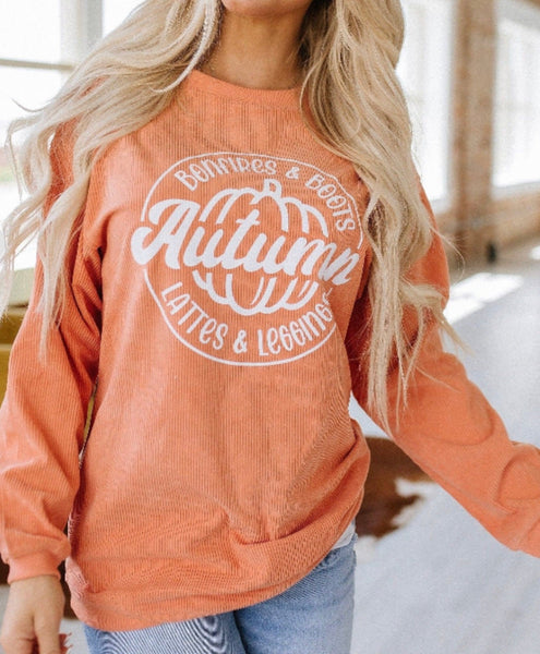 Orange Autumn Pumpkin Sweatshirt