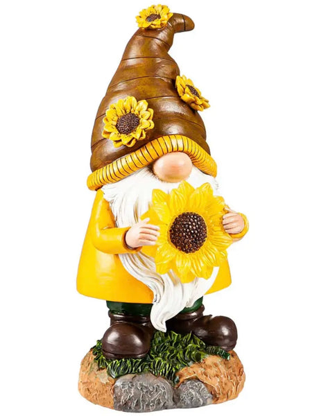 Sunflower Gnomes Table Decor