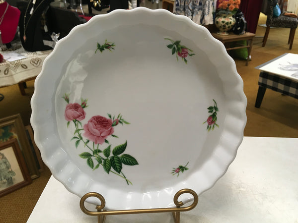 Rose Pie porcelain Dish