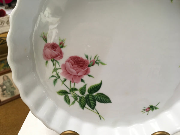 Rose Pie porcelain Dish