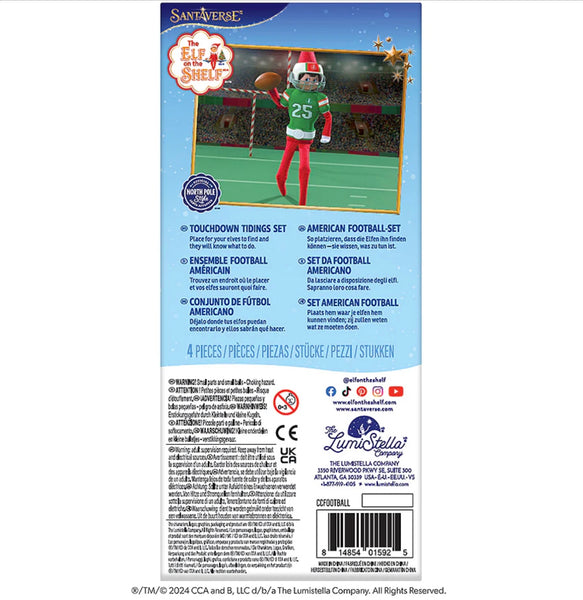 Claus Coulture Touchdown Tidings set Elf on the Shelf