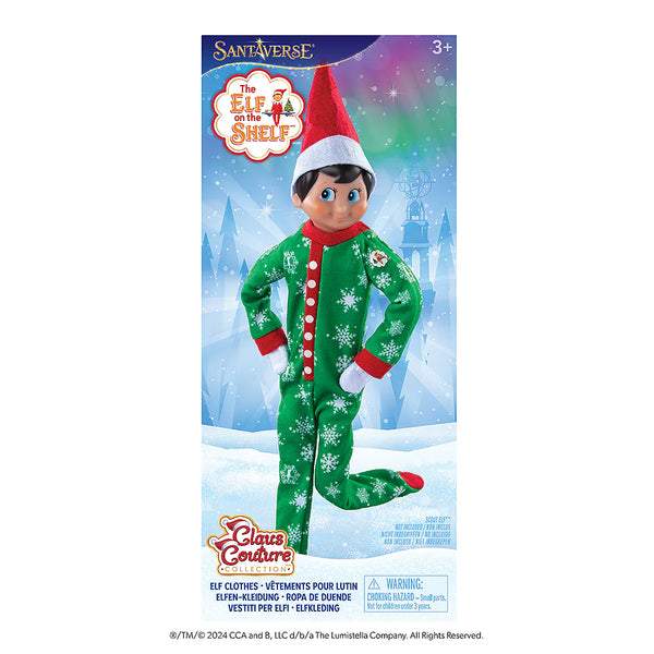 Claus Coulture Snowflake Snuggle PJ Elf on the Shelf