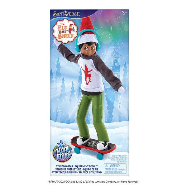 MagiFreez® Holly Jolly Ollie Skateboard Set