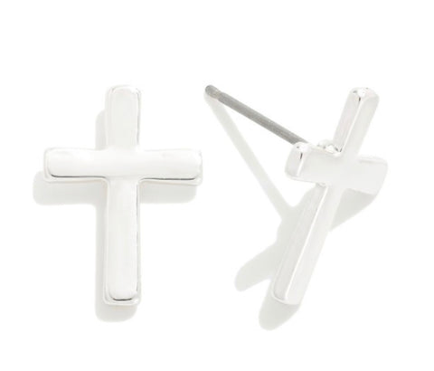 Dainty Cross Earrings