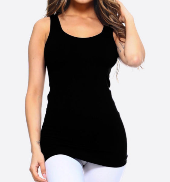 Black seamless Tank Top