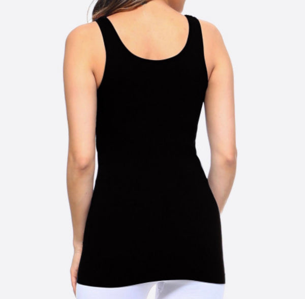 Black seamless Tank Top