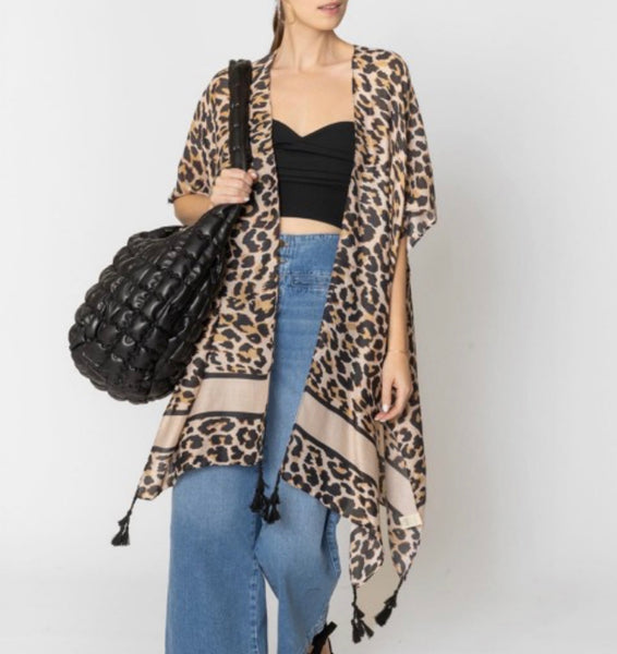 Leopard Kimono