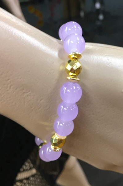 Periwinkle Pink stackable Bracelets