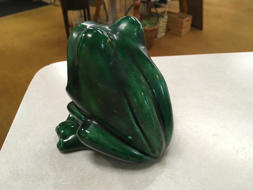 Stoneware Frog Sponge Holder, Green – The Barrington Garage