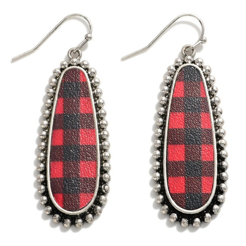 Red Buffalo earrings