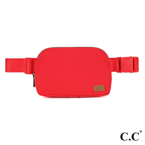 Red CC Sling Bag crossbody