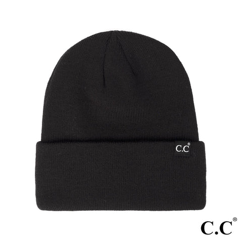 Black Cuff Unisex CC beanie