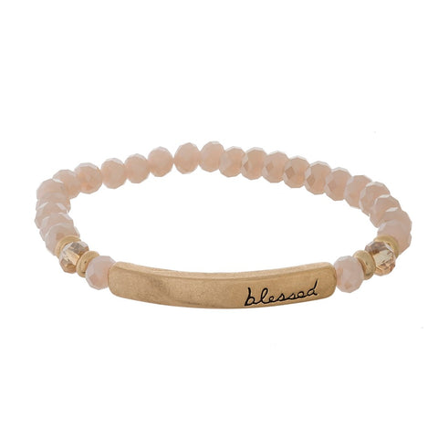 Blessed Ivory beaded Bracelet