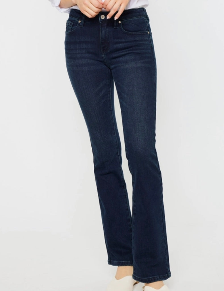 Dark Denim KanCan fleece lined jeans – Morties Boutique