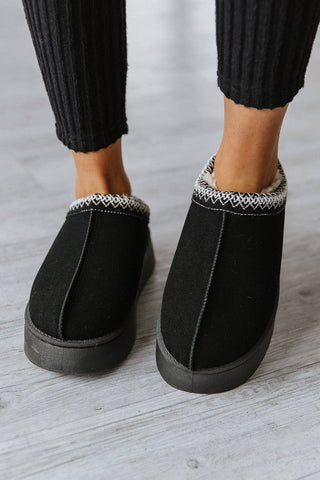 Black Billy Plush Lined Flats