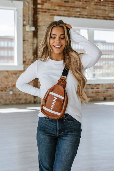 Football Mini Crossbody Bag