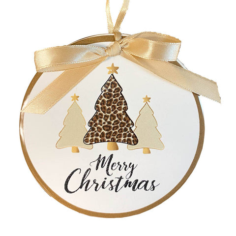 Leopard Christmas Tree Ornament