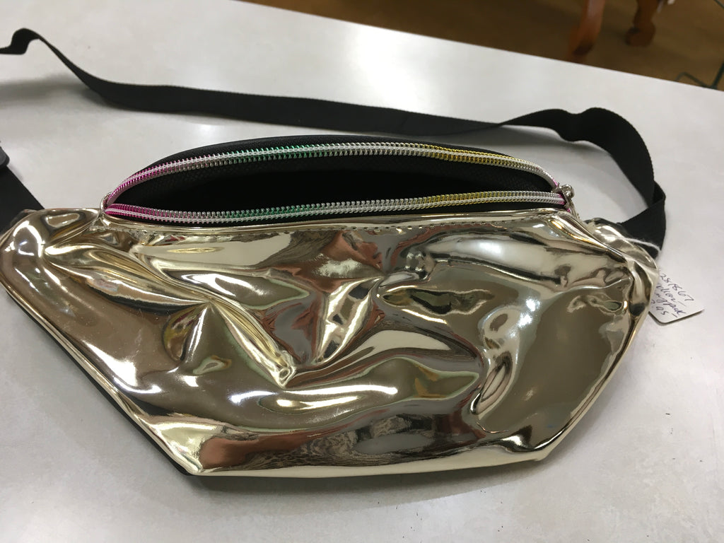 Gold holographic sale fanny pack