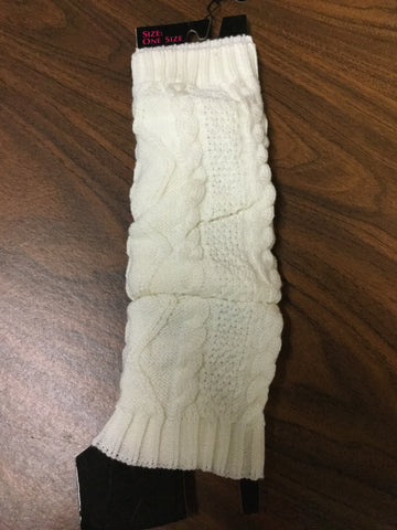 Ivory leg warmers