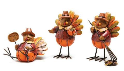 Fall Turkey Table Accents