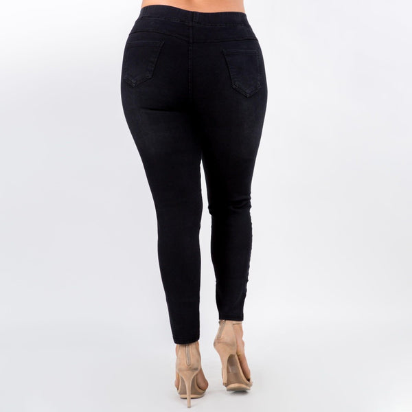 Black stretch jean PLUS