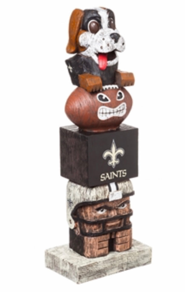 New Orleans Saints garden totem statue