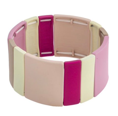 Pink multi shade bracelet