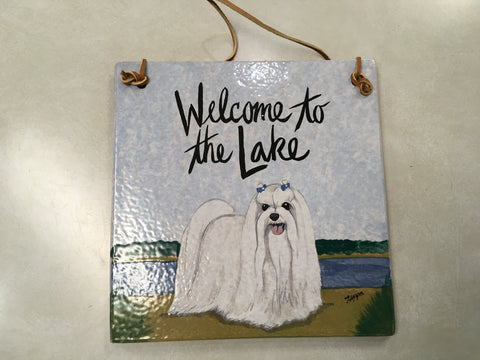 Maltese Welcome to the Lake Slate tile