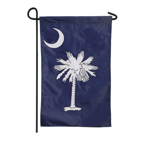 Palm tree and moon Garden Applique Flag