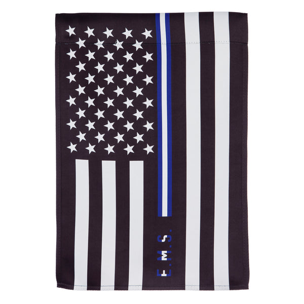 EMS First Responders Thin White Line Garden Suede Flag – Morties Boutique