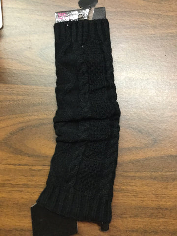 Black leg warmers