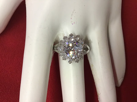 Starburst CZ ring size 10