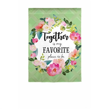 Together Garden Suede Flag