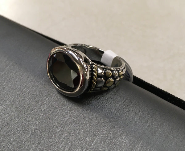 Black onyx stone ring size 6
